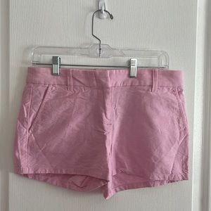 J.Crew pink linen shorts